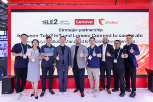 Tele2 IoT and Lenovo Connect teams meet in Shanghai to mark their global IoT connectivity partnership, June 2026